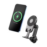 Support Voiture Ventilation Bras rotatif MagSafe Maintien magnétique Noir + Garantie à vie