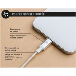 Force Play - Ecouteurs Renforcés Jack 3.5mm Télécommande/Micro Intra-auriculaire Blanc + Garantie à vie