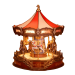 Rolife - Puzzle 3D - Carrousel avec musique et LED - AMC01 - DIY