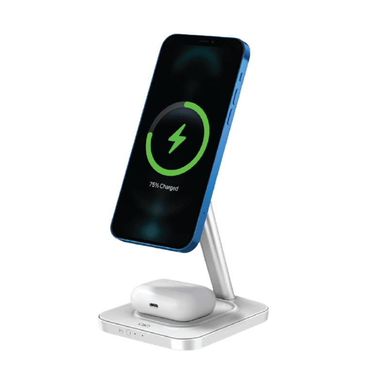 Force power - Chargeur induction 2 en 1 Compatible MagSafe 15W - La... Force power - Chargeur induction 2 en 1 Compatible MagSafe 15W - La...