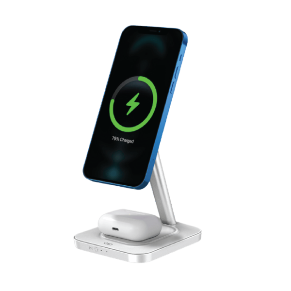 Force power - Chargeur induction 2 en 1 Compatible MagSafe 15W - La... Force power - Chargeur induction 2 en 1 Compatible MagSafe 15W - La...