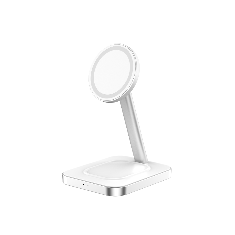 Force power - Chargeur induction 2 en 1 Compatible MagSafe 15W - La...