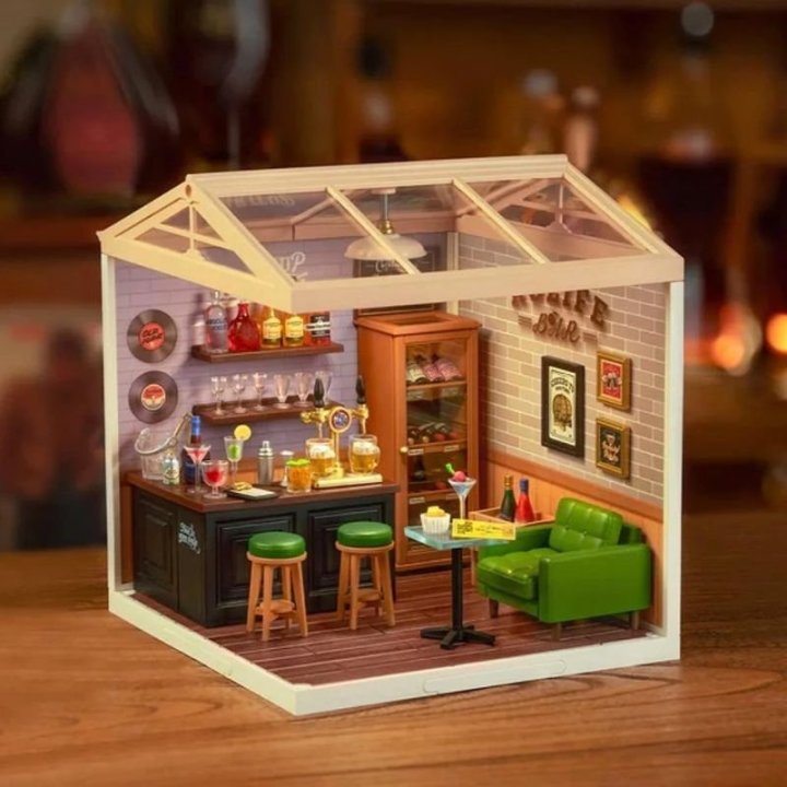 Rolife Super Creator Leisurely Cheers Bar DW012 – Miniature DIY
