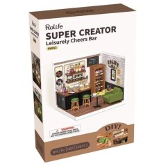 Rolife Super Creator Leisurely Cheers Bar DW012 – Miniature DIY