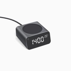 Xoopar REDDI Charger Noir – Chargeur Sans Fil MagSafe et Horloge