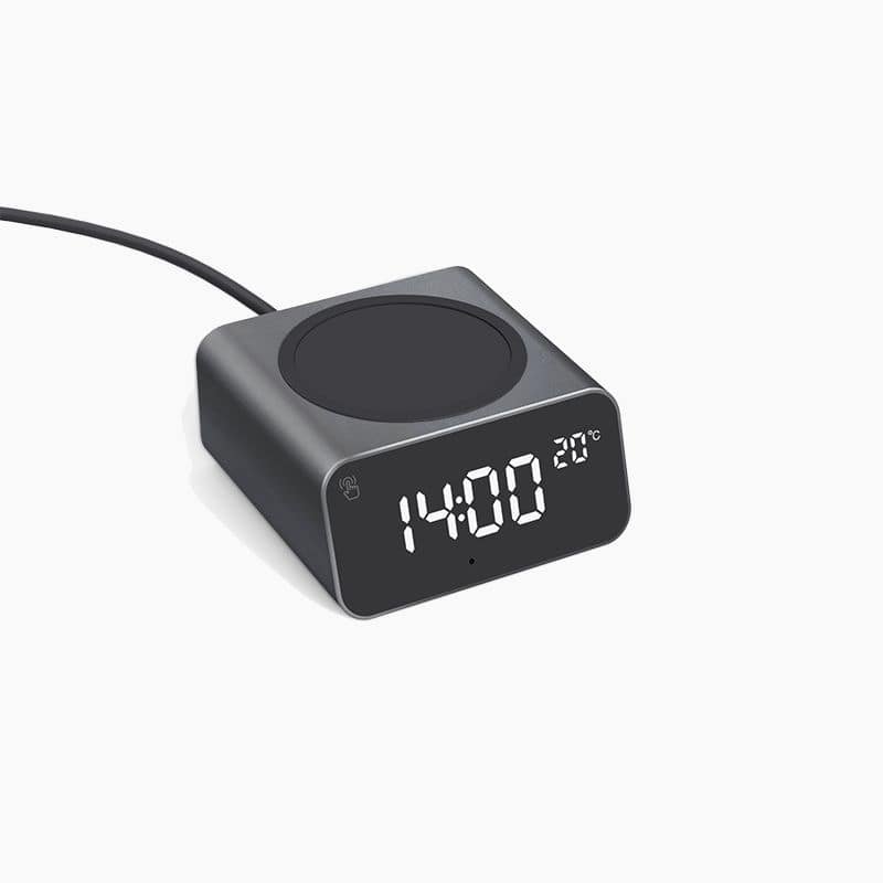 Xoopar REDDI Charger Noir – Chargeur Sans Fil MagSafe et Horloge