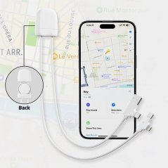 Xoopar ICE TAG – Câble de Charge 60W avec Tracker Apple Localiser
