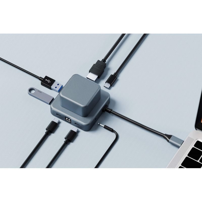 Xoopar CUBBI – Hub de Charge 7-en-1 USB-C, USB-A, HDMI et Audio