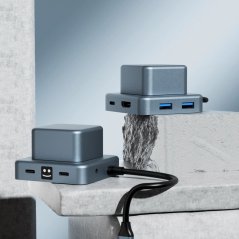 Xoopar CUBBI – Hub de Charge 7-en-1 USB-C, USB-A, HDMI et Audio