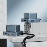 Xoopar - CUBBI - Hub de charge 7-en-1 USB-A, USB-C, HDMI et audio