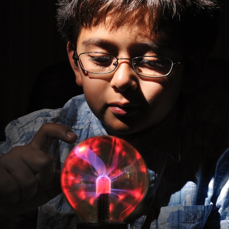 Boule de Plasma Magique 6 pouces - Lampe et Ampoule