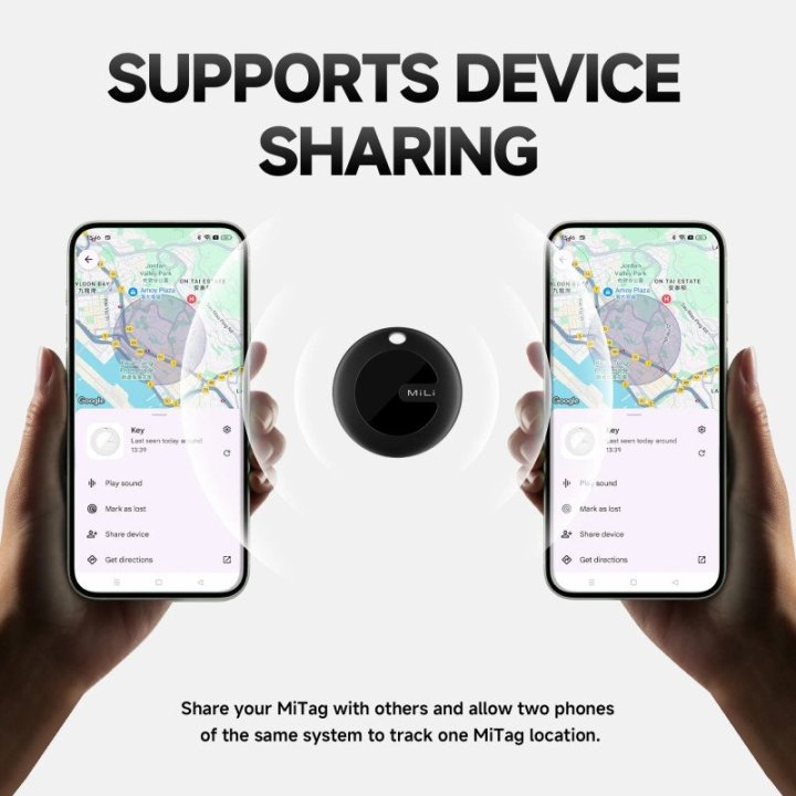 Tracker Bluetooth Universel MiLi MiTag Duo – Compatible Apple Find My & Android | Smart-One