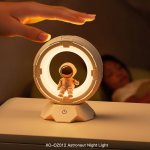 Lampe Veilleuse Astronaute Rechargeable USB-C – LED Dimmable