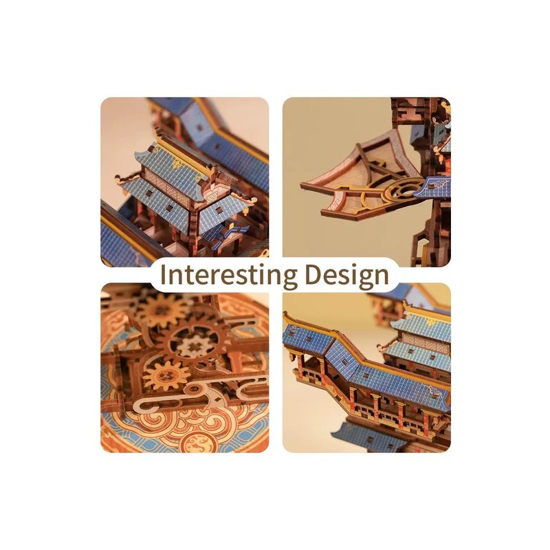 Tonecheer TQ421 – Bateau 3D en bois à construire avec boîte à musique | Smart-One