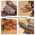 Tonecheer TQ421 – Bateau 3D en bois à construire avec boîte à musique | Smart-One