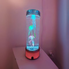 Lampe Méduse Avec sa Base RGB - Multi-couleurs