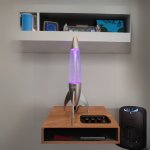 Lampe Tornado avec effet tourbillonnant en couleur Lampe Tornado avec effet tourbillonnant en couleur