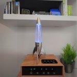 Lampe Tornado avec effet tourbillonnant en couleur