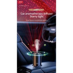 Diffuseur de parfum portable avec projecteur et LED RGB