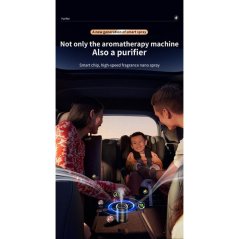 Diffuseur de parfum portable avec projecteur et LED RGB