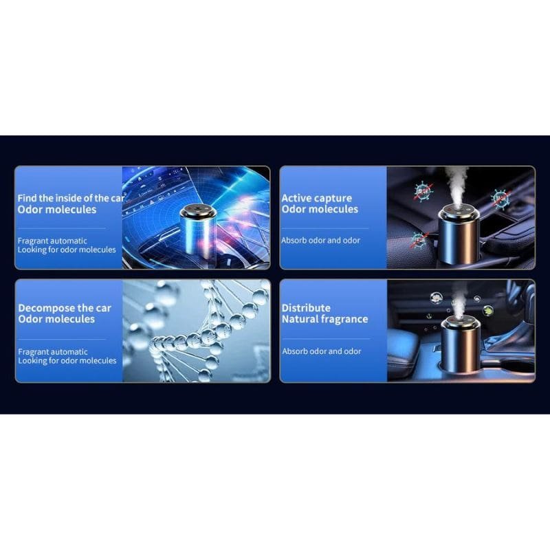 Diffuseur de parfum portable avec projecteur et LED RGB