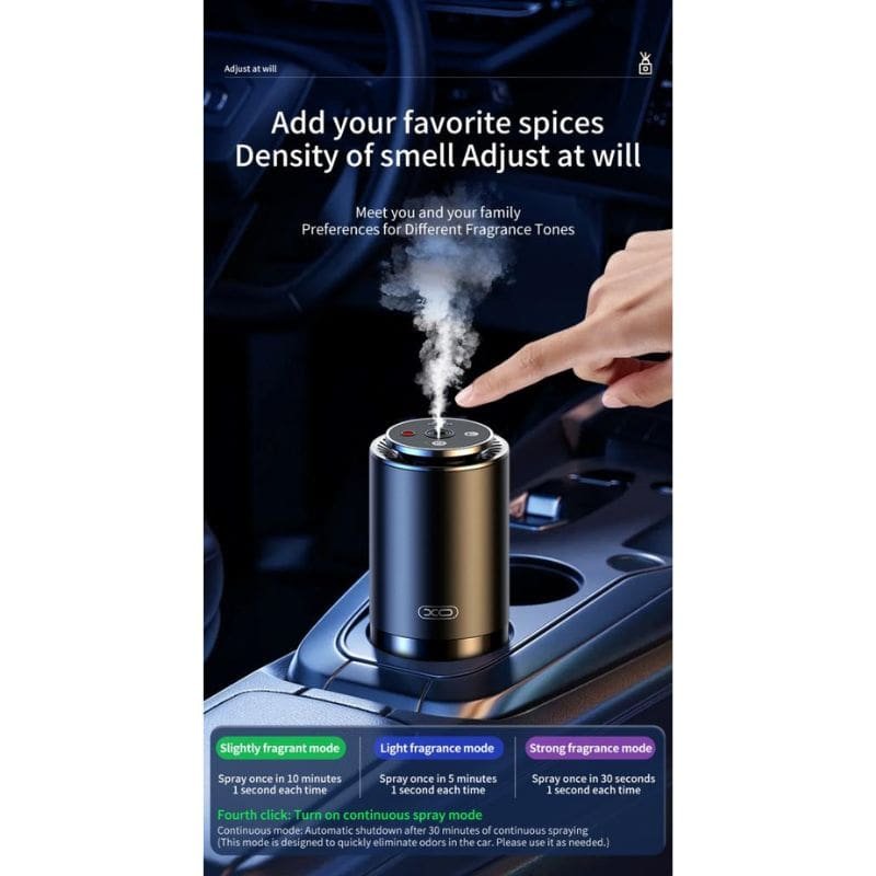 Diffuseur de parfum portable avec projecteur et LED RGB