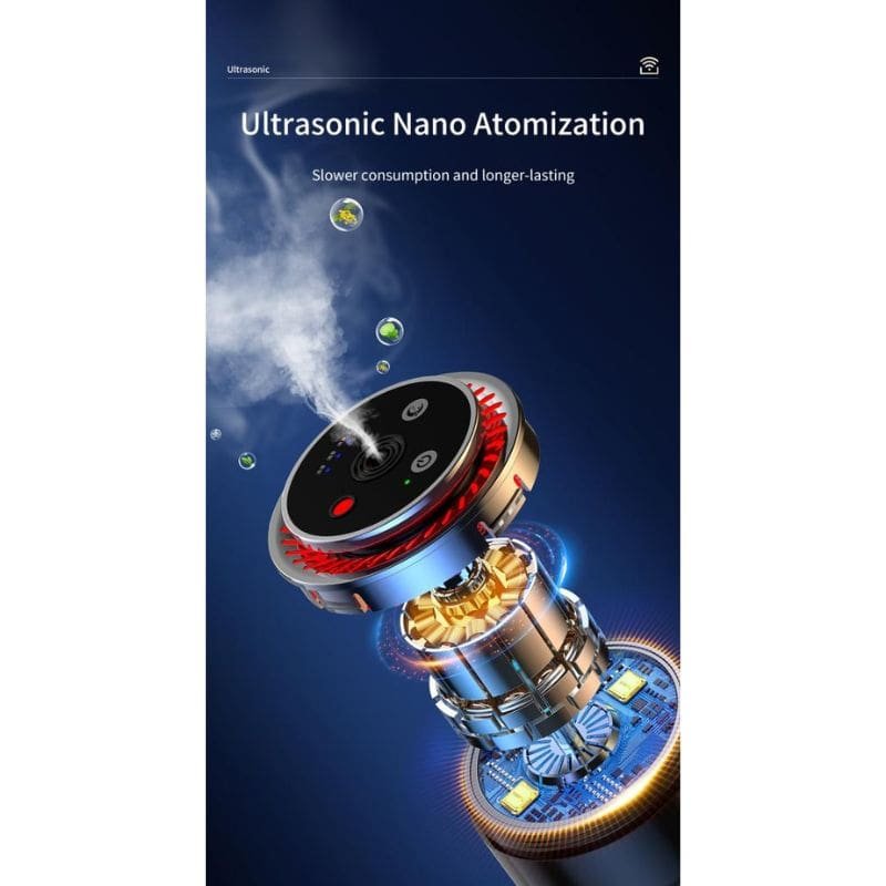 Diffuseur de parfum portable avec projecteur et LED RGB