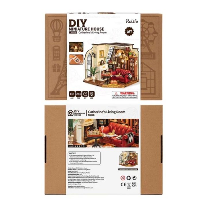 Rolife - Catherine's Living Room - Miniature House 3D DIY