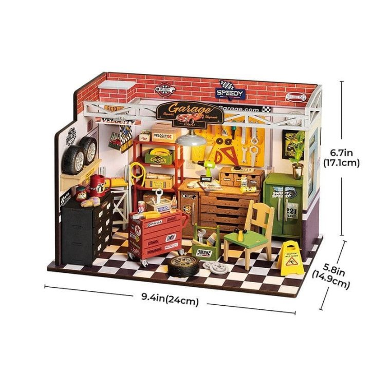 Rolife - Garage Workshop - Miniature House DIY 3D