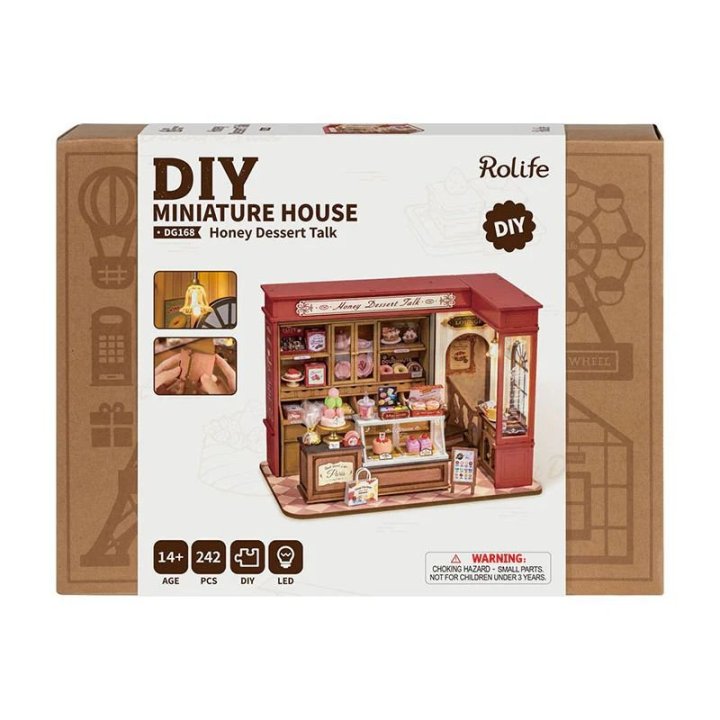Rolife Honey Dessert Talk – Miniature House DIY 3D
