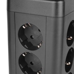 Tour Multiprises avec 2 prises électriques et 4 USB