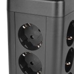 Tour Multiprises avec 2 prises électriques et 4 USB