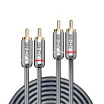 Lindy - Cable Audio 2x RCA- Cromo Line