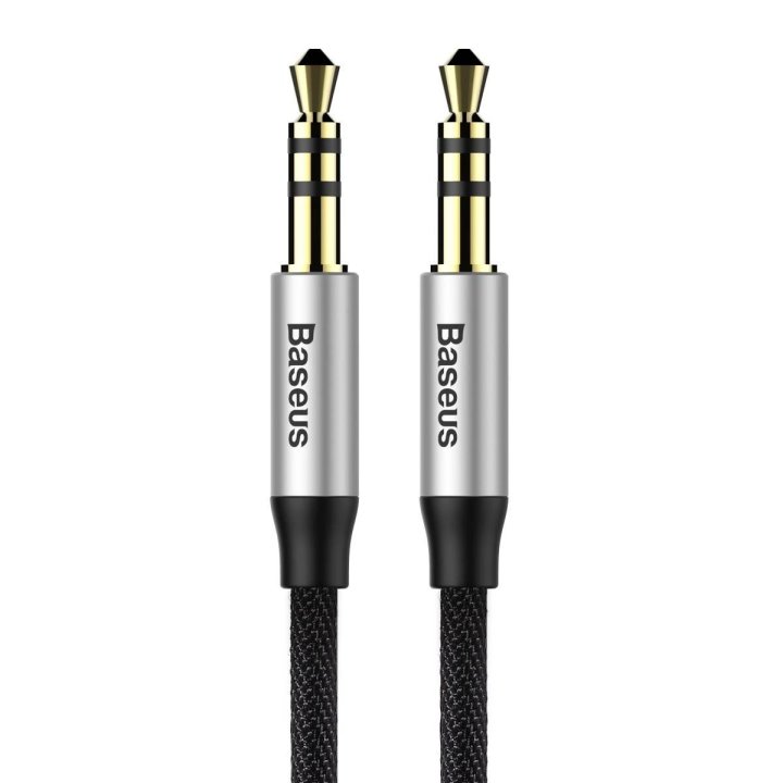 Baseus - Câble noir Jack 3.5mm - 1.5m