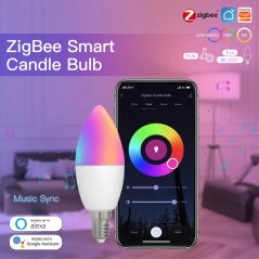 MOES - Ampoule E14 RGB - ZigBee