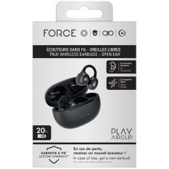 Ecouteurs Force Play - Play AirClip True Wireless ENC Open-Ear Titane + Garantie à vie