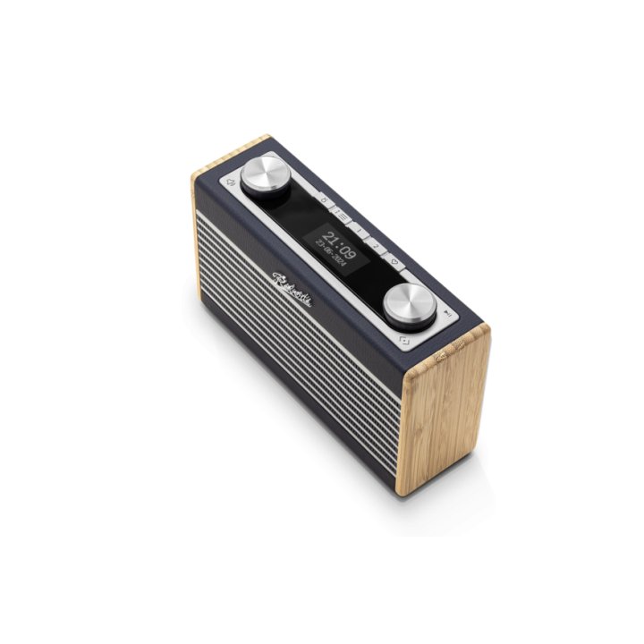 Roberts Rambler Uno Bleu Marin – Radio portable DAB+ FM Bluetooth au style rétro