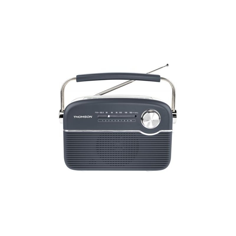Thomson Radio analogique Bluetooth solaire DAB/DAB+ / FM grise