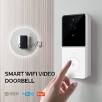 MOES - Sonnette connectée sans fil Smart Battery Doorbell