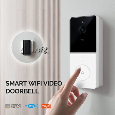 MOES - Sonnette connectée sans fil Smart Battery Doorbell