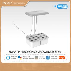 MOES - Jardin hydroponique connecté Smart Garden d’intérieur