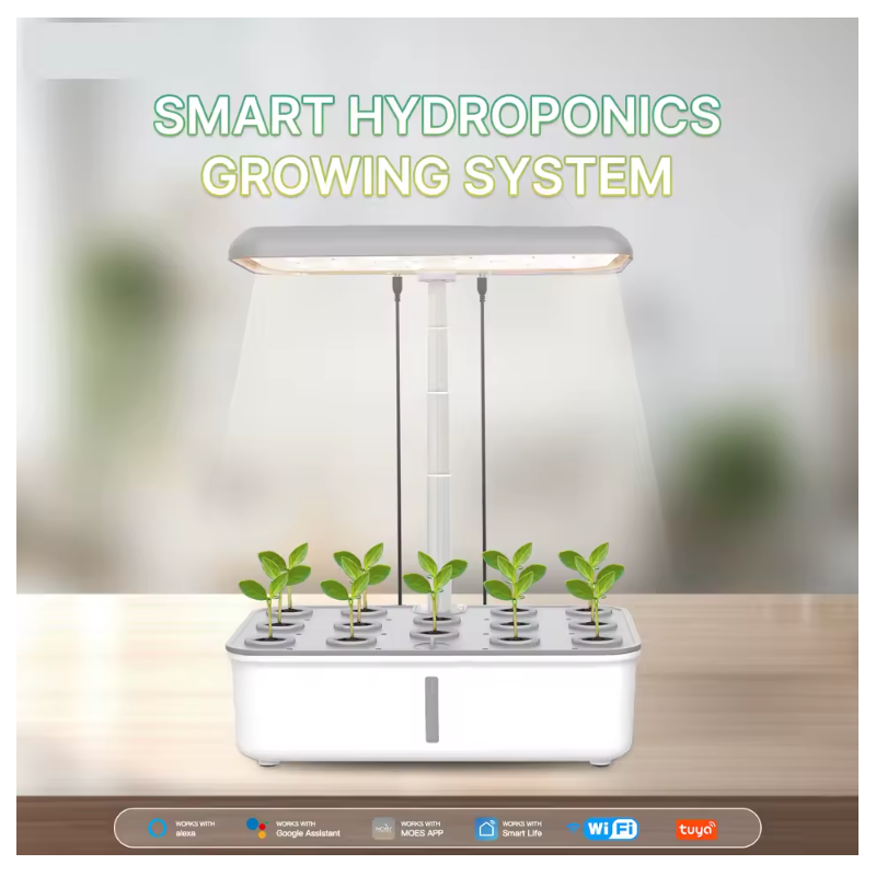 MOES - Jardin hydroponique connecté Smart Garden d’intérieur