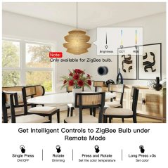 MOES - Interrupteur sans fil Zigbee Smart Scene Switch ZT-SY-RD-MS