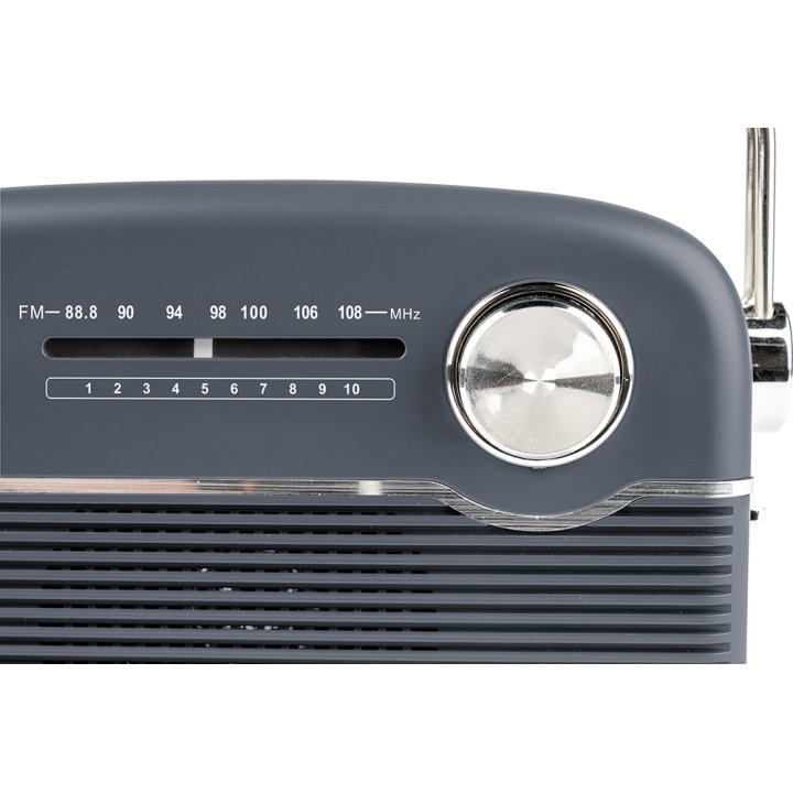 Thomson Radio analogique Bluetooth solaire DAB/DAB+ / FM grise