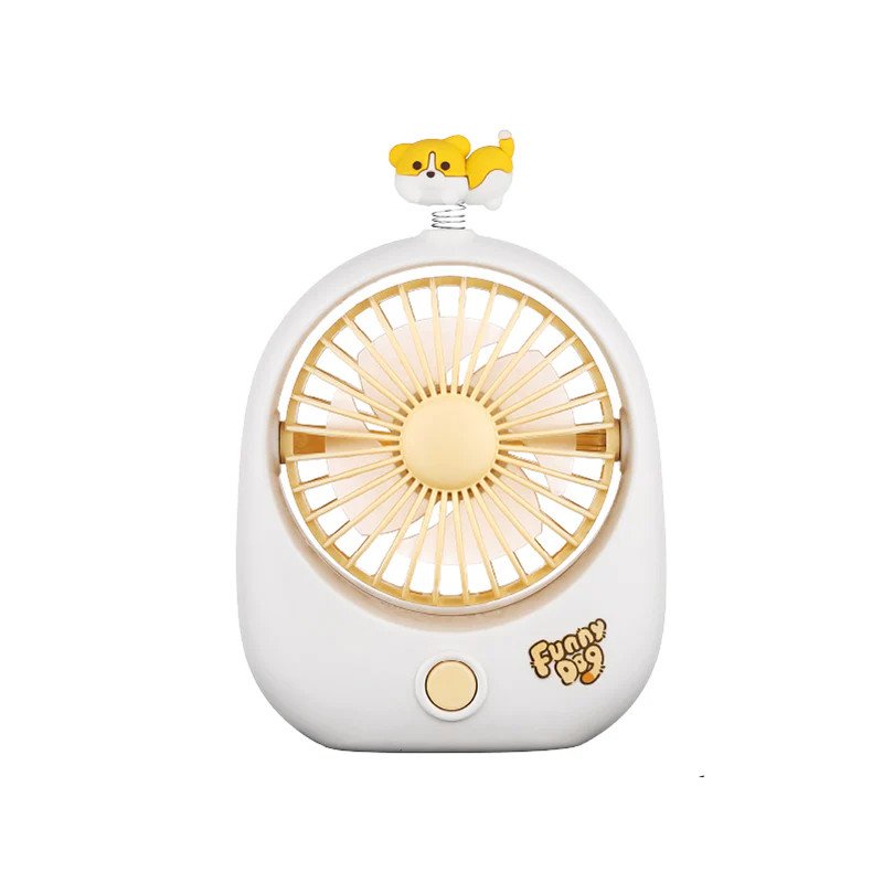 Mini Ventilateur de Bureau Kawaii - Panda ou Chiot