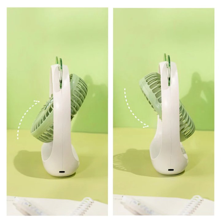 Ventilateur Panda Inclinable - Design Mignon Bureau