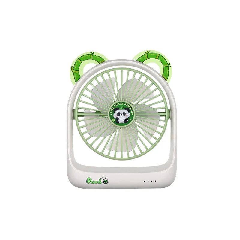 Ventilateur Panda Inclinable - Design Mignon Bureau