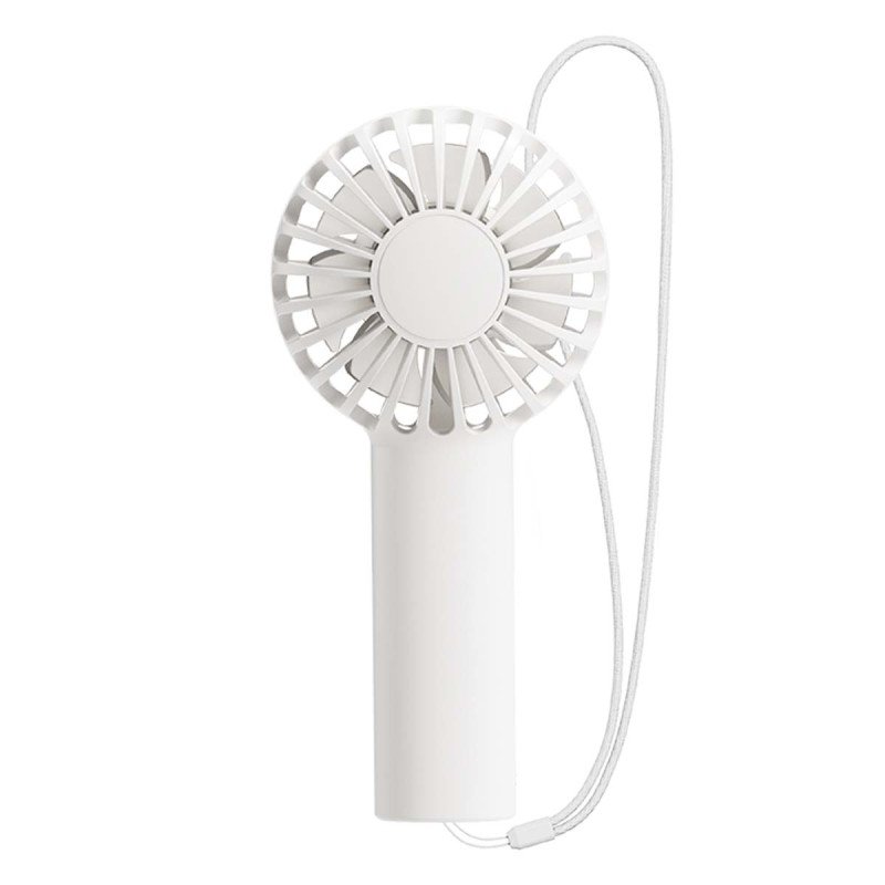 BigBen - Mini Ventilateur Portable 3 Vitesses Rechargeable USB-C Blanc