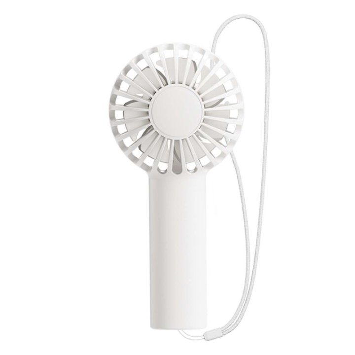 BigBen - Mini Ventilateur Portable 3 Vitesses Rechargeable USB-C Blanc