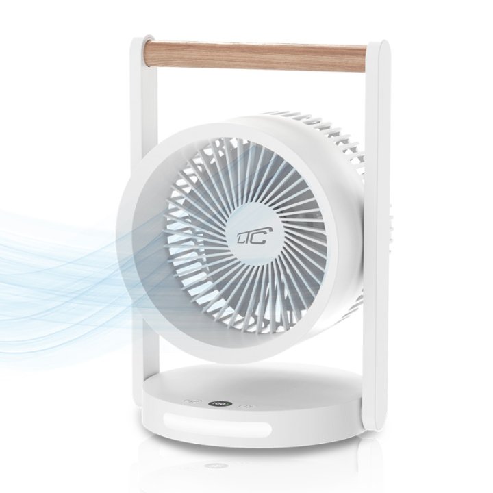 LTC LXWB17 - Ventilateur de Bureau Sans Fil avec Veilleuse USB-C